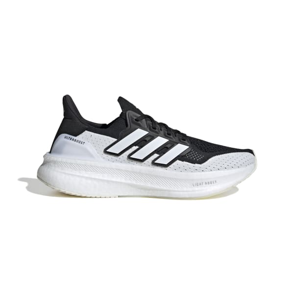 נעלי ריצה מקצועיות ULTRABOOST 5 גברים - שחור / לבן